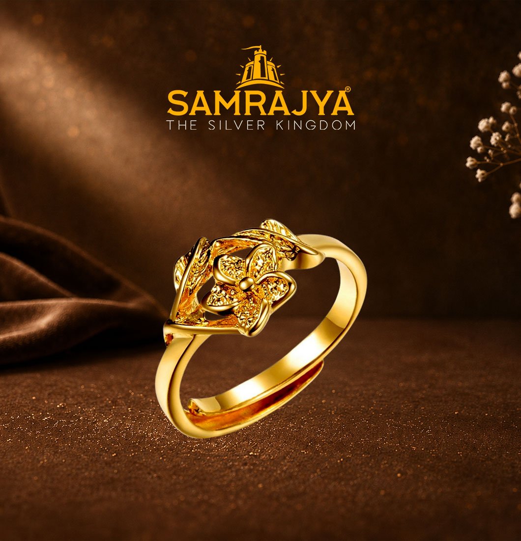 Modern Geometric Gold Ring