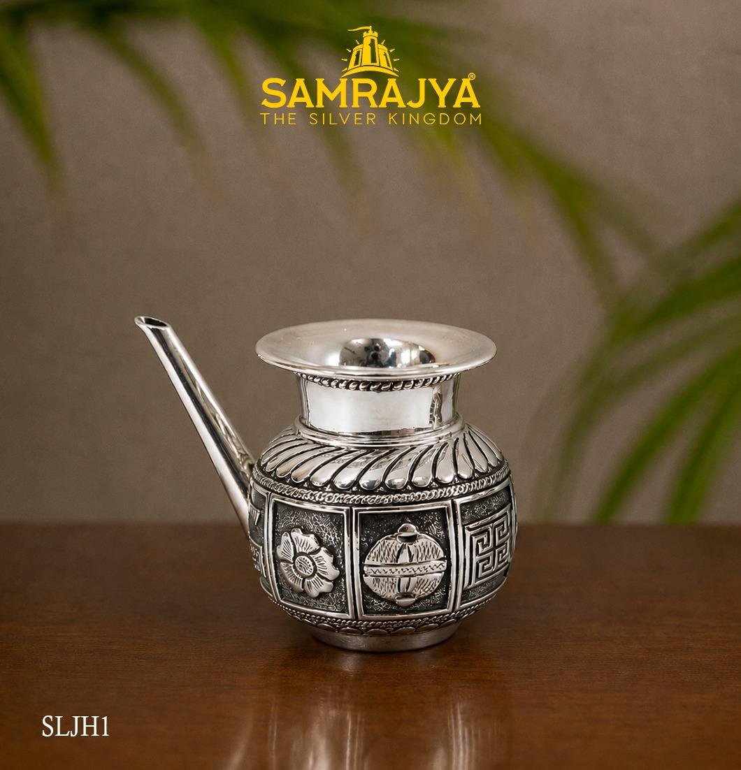 Silver Jal Hari (Pooja Lota with Spout)